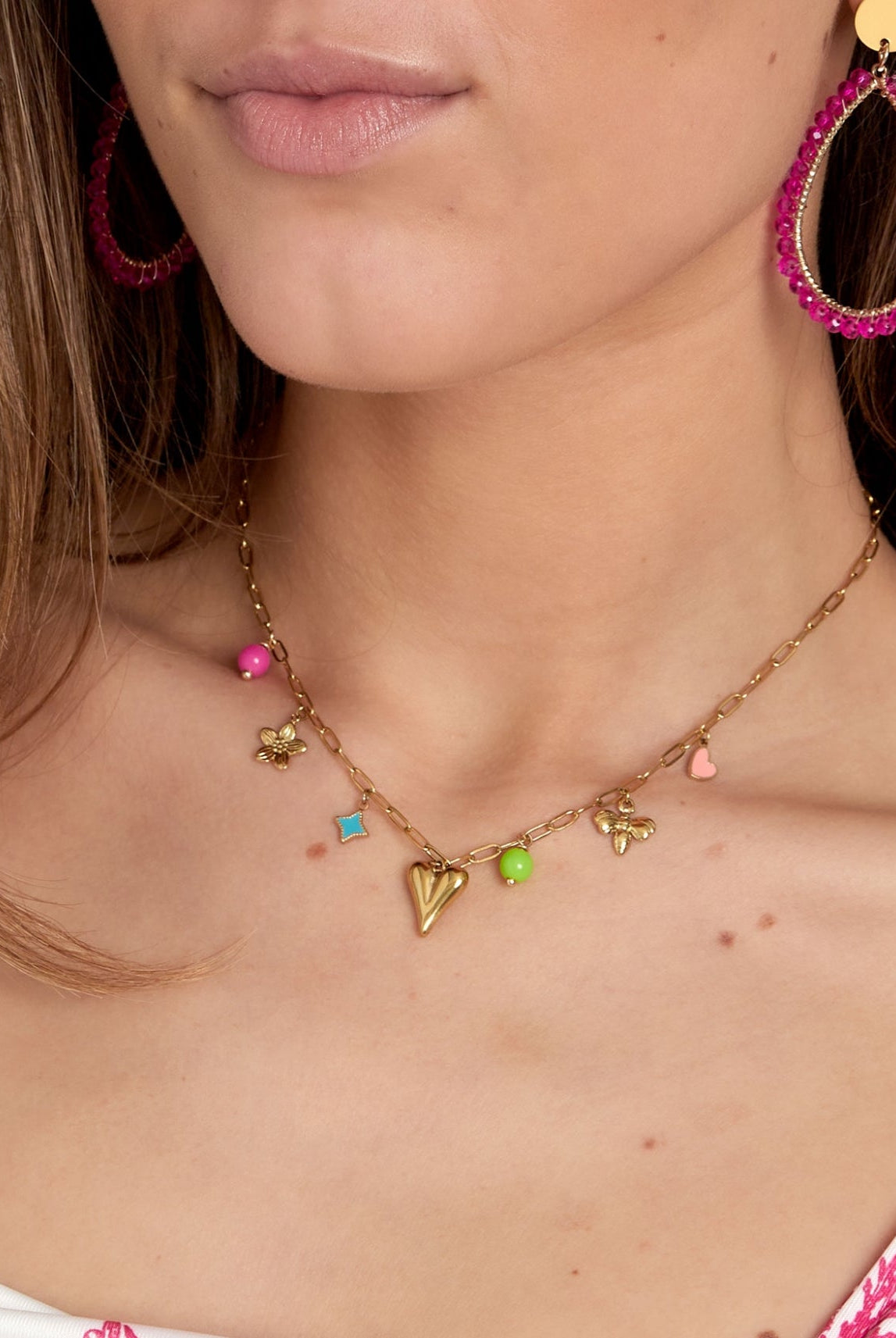 ♥︎COLOURFUL CHARM KETTING - My Favourites