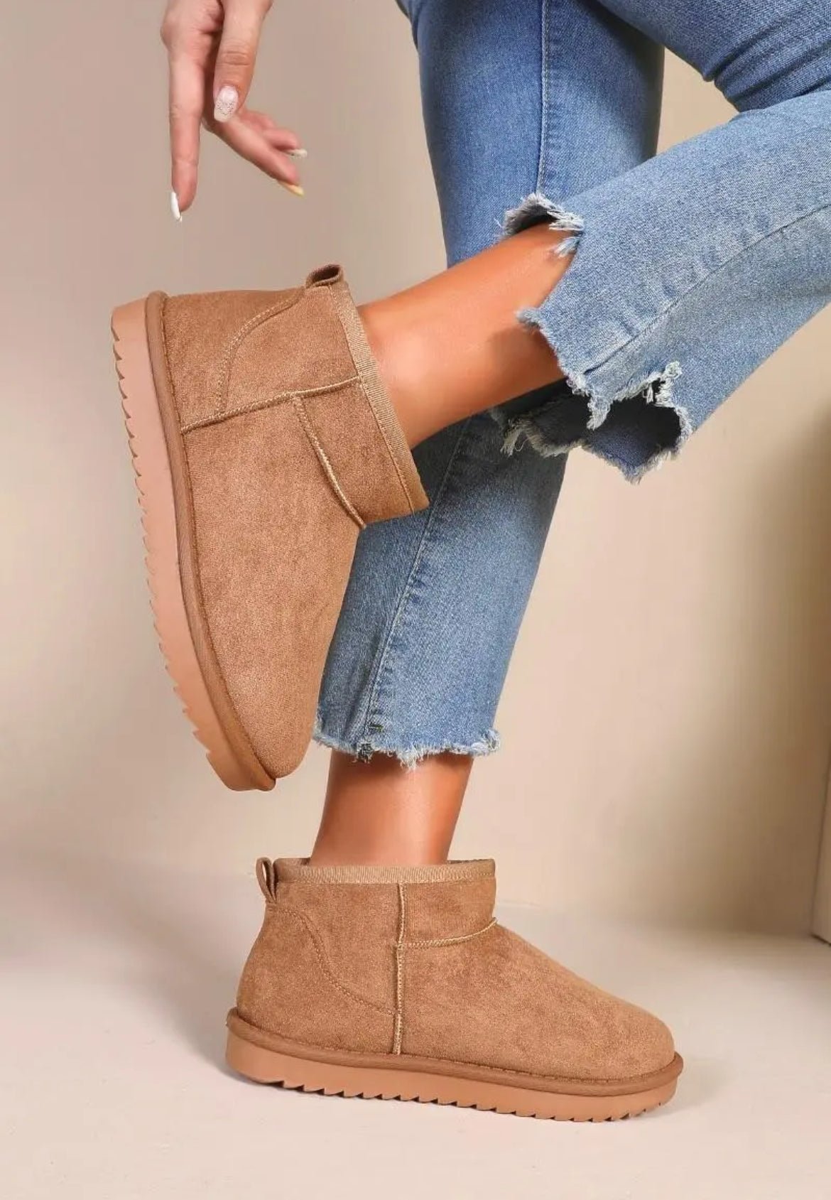 Comfy Boots Low Camel - 