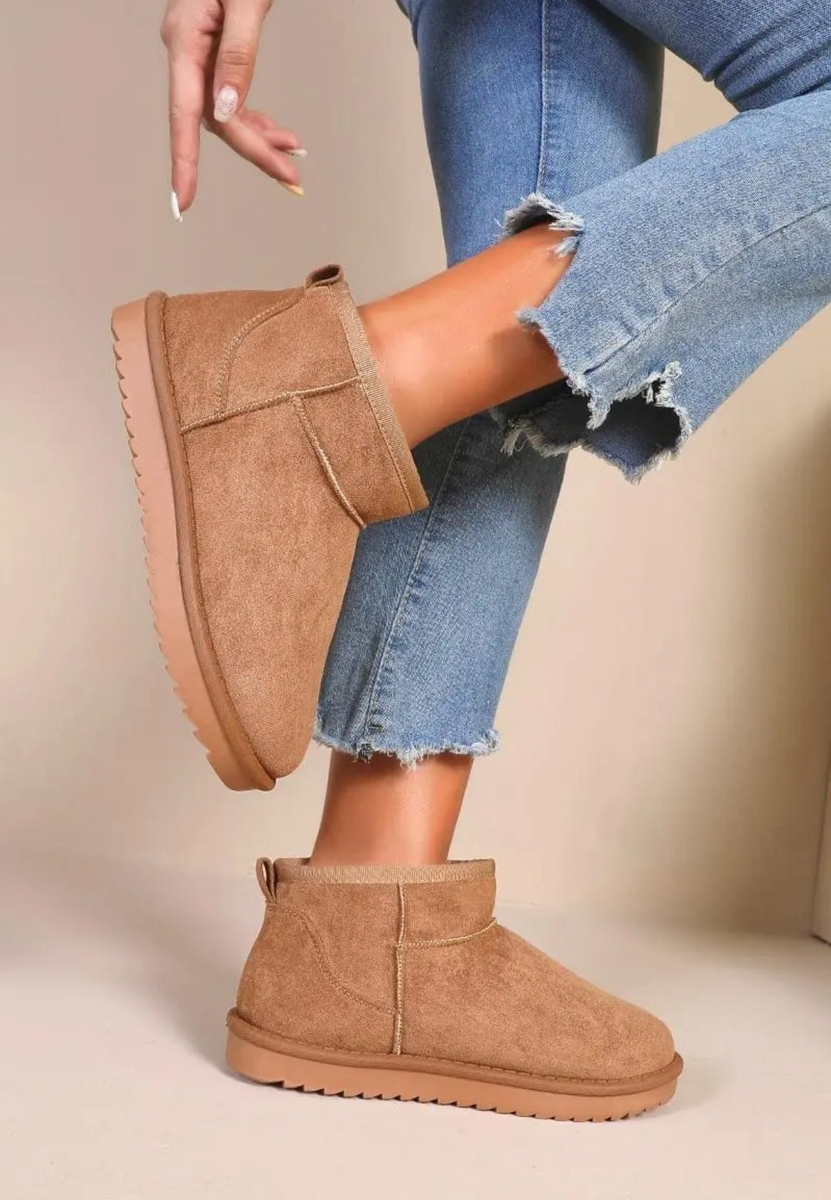 Comfy Boots Low Camel - My Favourites
