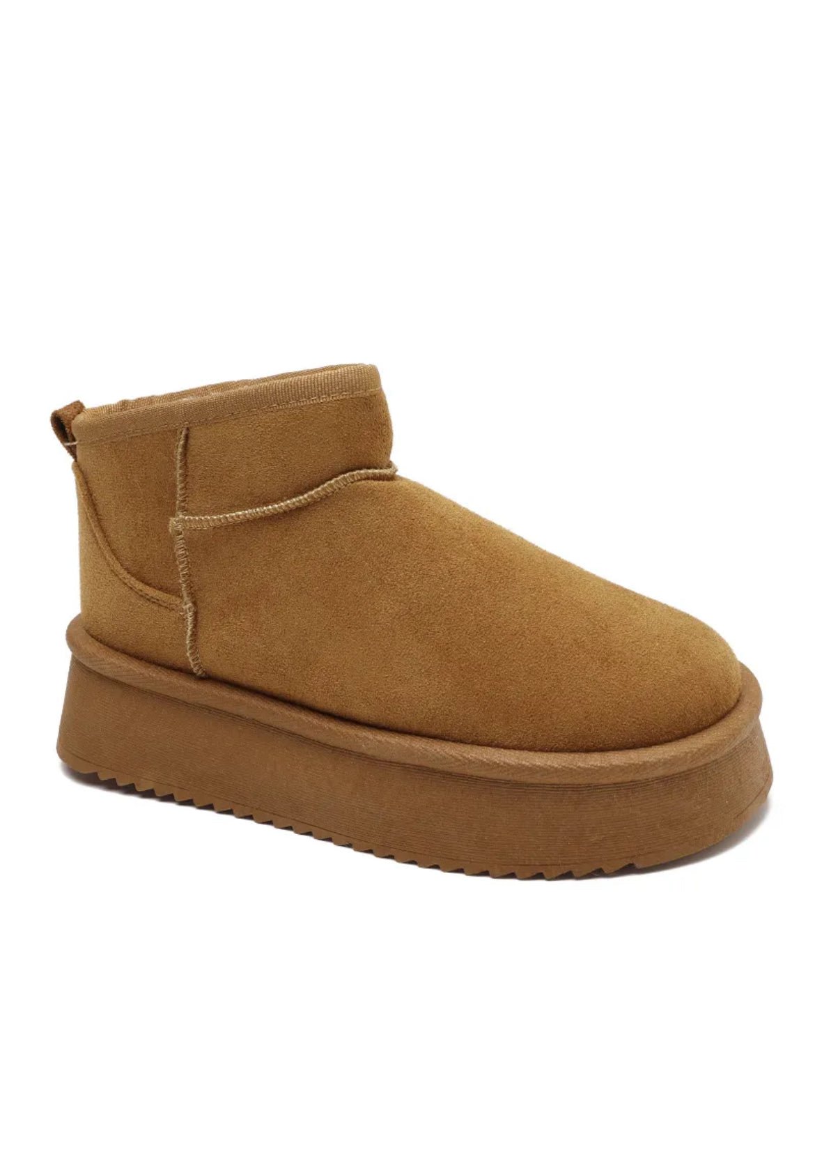 Comfy Boots Platform Camel - 