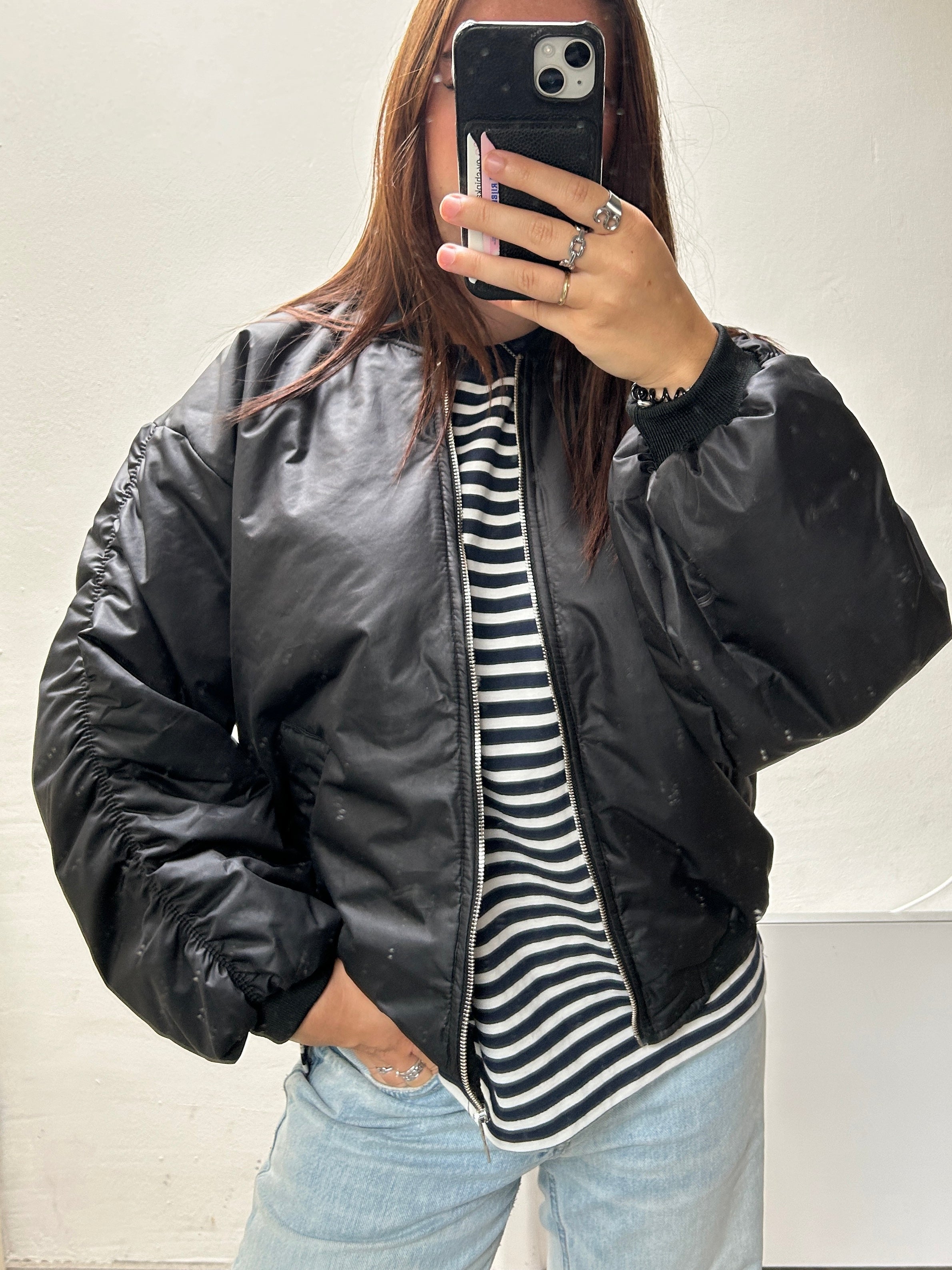 Daimy Bomber Jacket Black - My Favourites