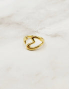 Double Heart Ring - 