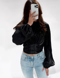 Emma Blouse Black - My Favourites