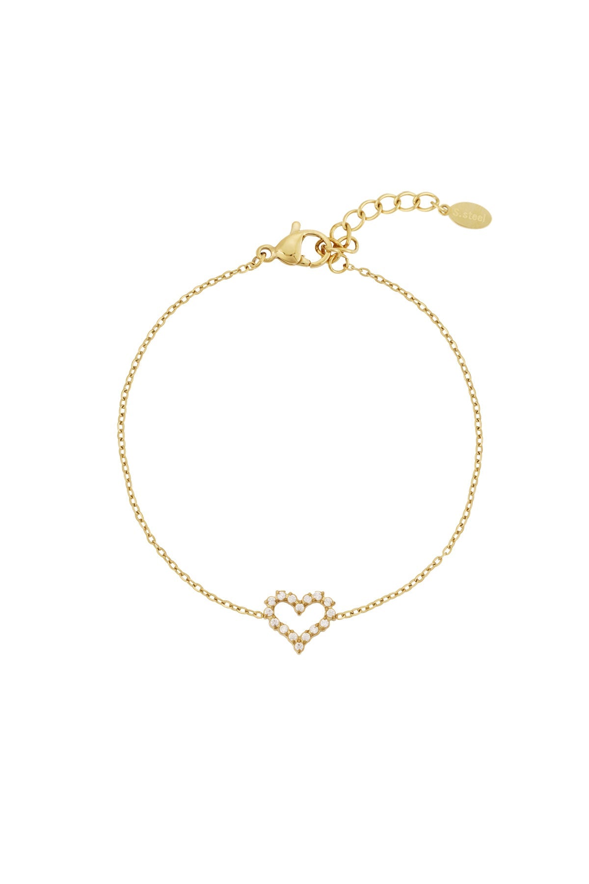 Glitter Heart Bracelet - My Favourites