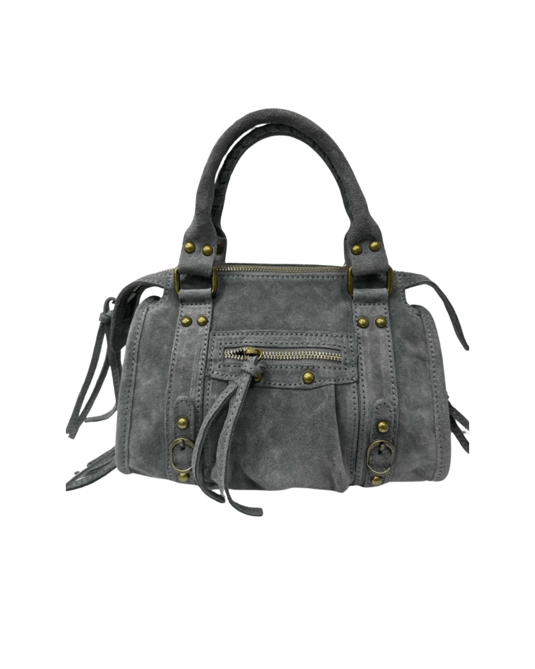 It Girl Bag Mini Suede Grey - My Favourites