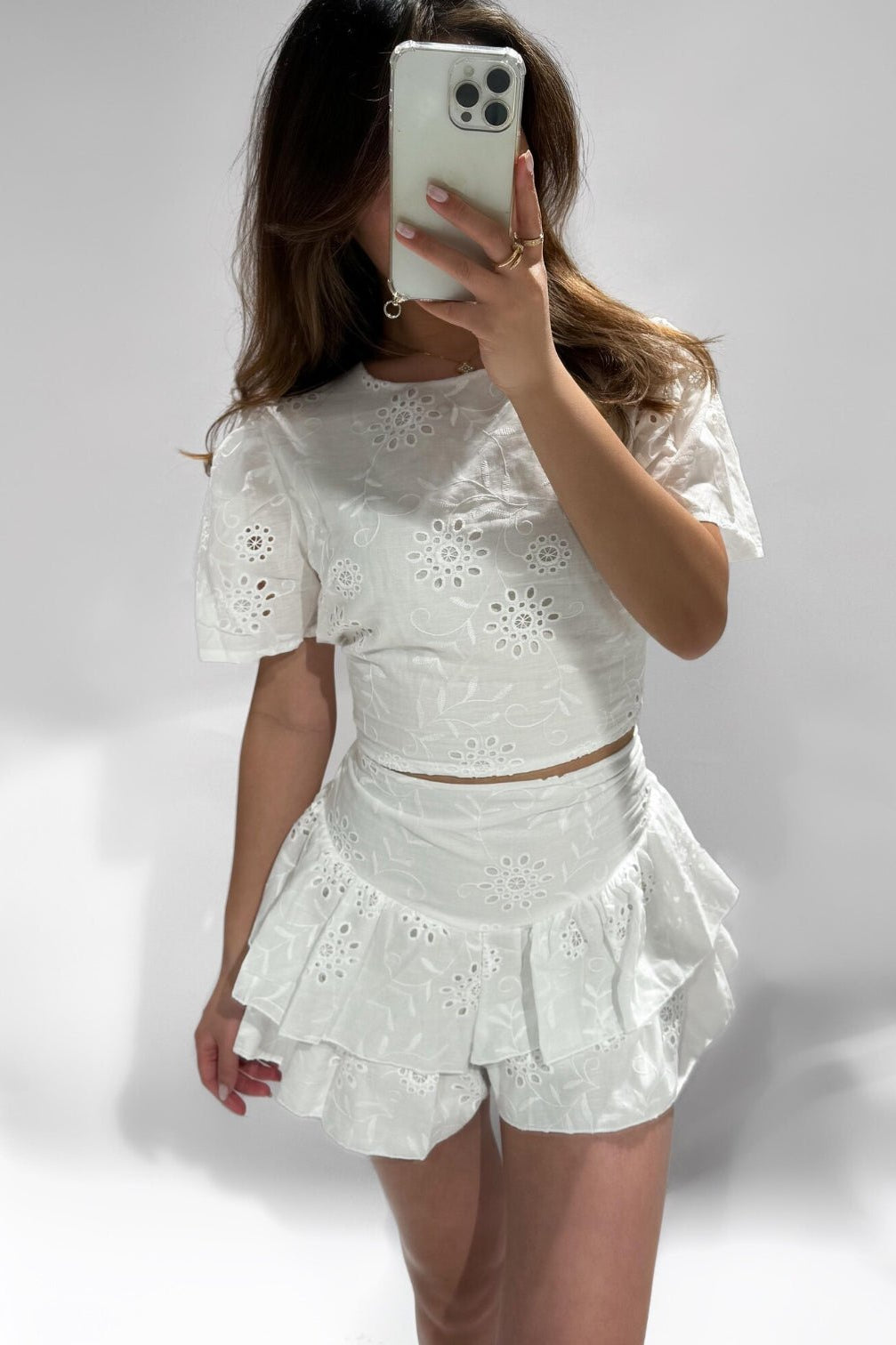 Ivy top white -