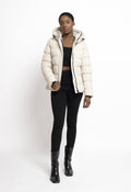 Jelline Puffer Jacket Beige - My Favourites