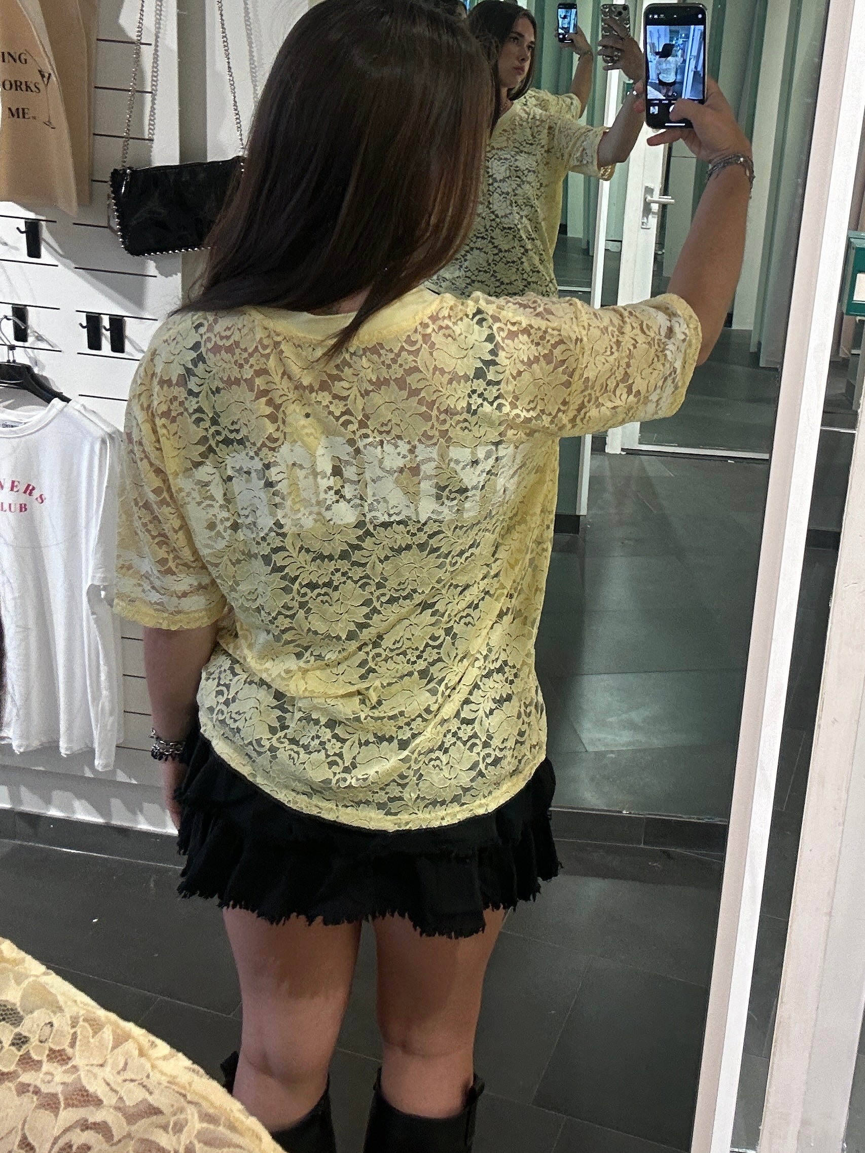 Lace Jersey Brooklyn Yellow - My Favourites