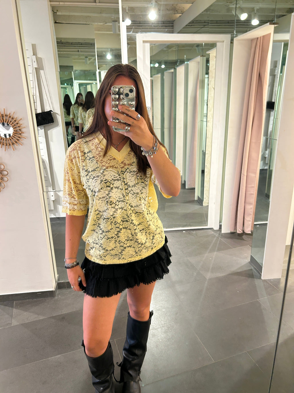 Lace Jersey Brooklyn Yellow - My Favourites