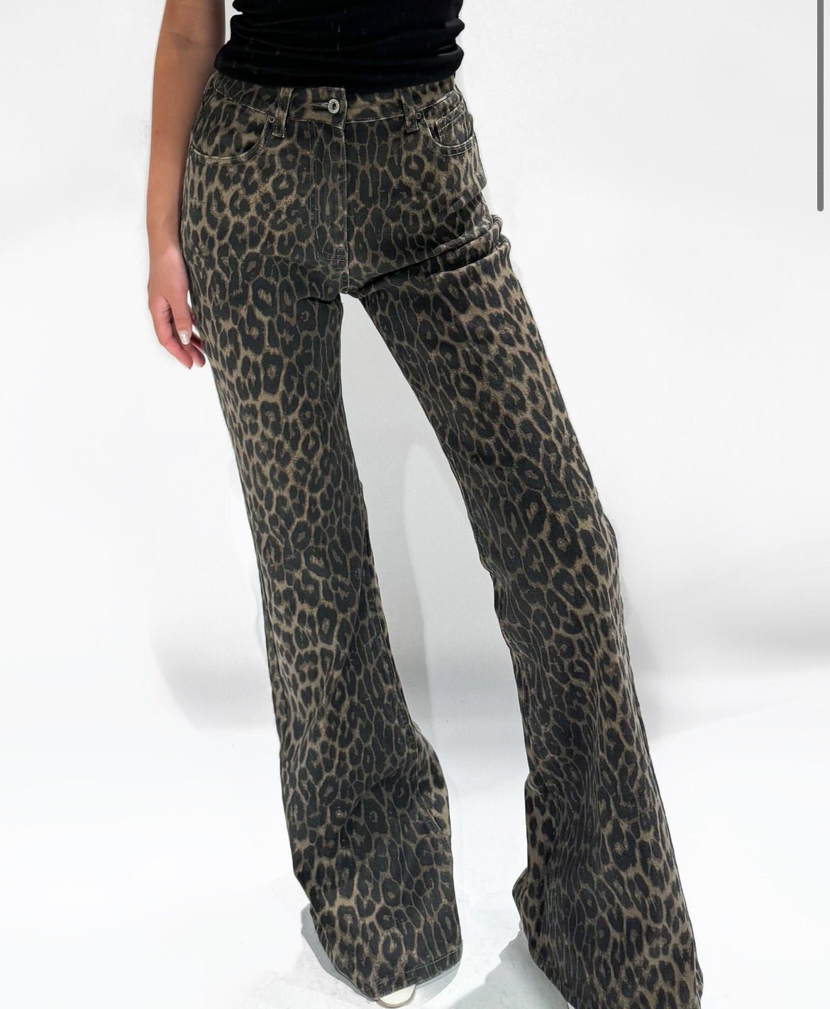 Leopard Flared Jeans - My Favourites