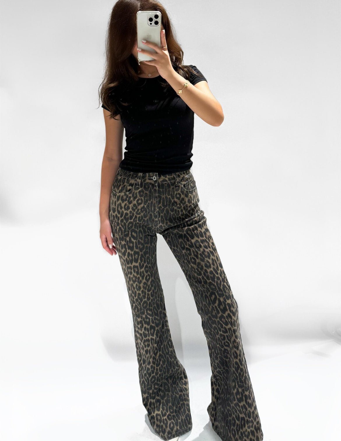 Leopard Flared Jeans - My Favourites