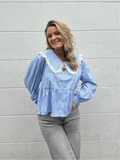 Lina Blouse Blue - My Favourites