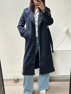 Long Trenchcoat Navy - My Favourites