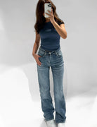 Loua Straight Leg Jeans Denim - My Favourites