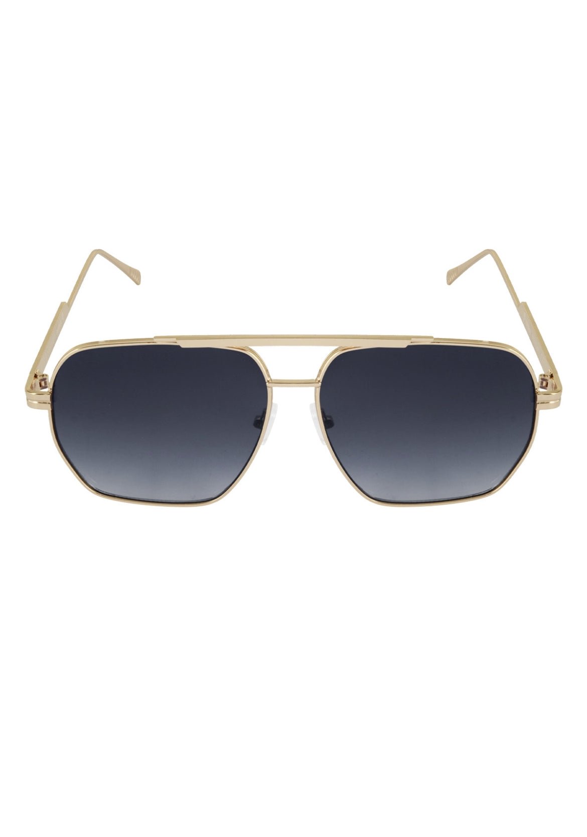 ♥︎METAL SUMMER SUNGLASSES - BLACK AND GOLD - My Favourites