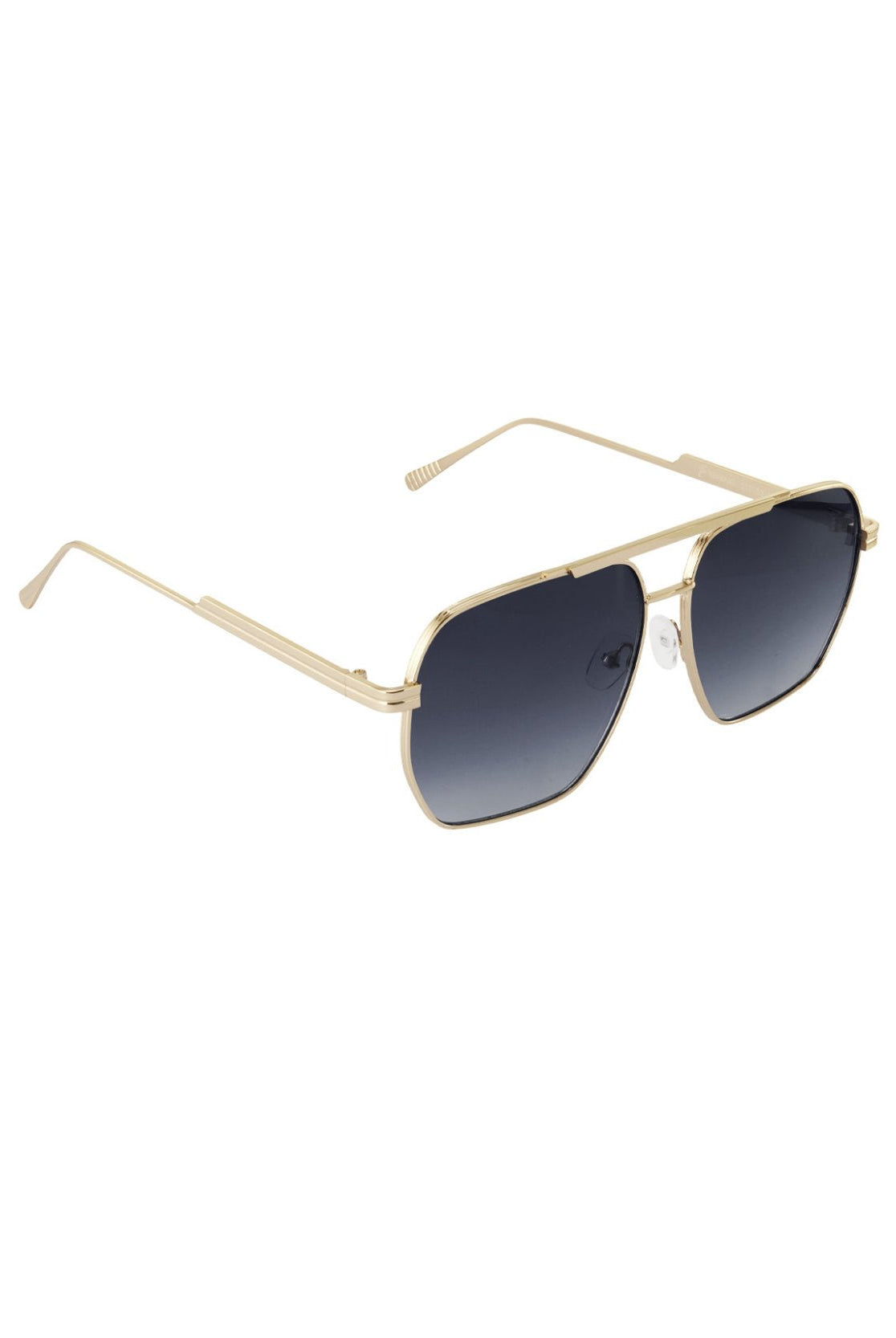 ♥︎METAL SUMMER SUNGLASSES - BLACK AND GOLD - My Favourites