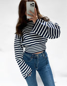 Nara Striped Cropped Sweater - My Favourites