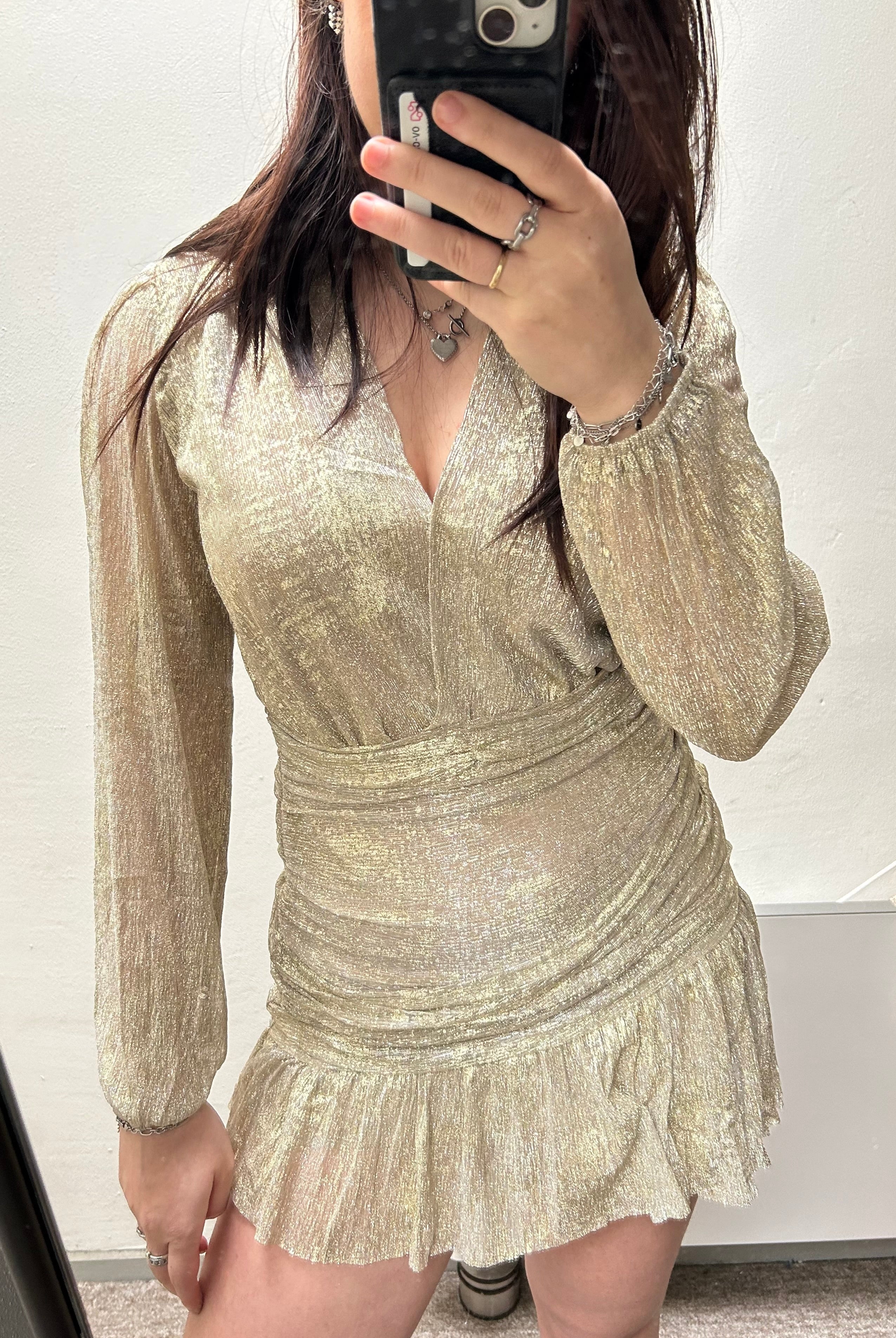 NIGHT OUT DRESS GOLD - My Favourites