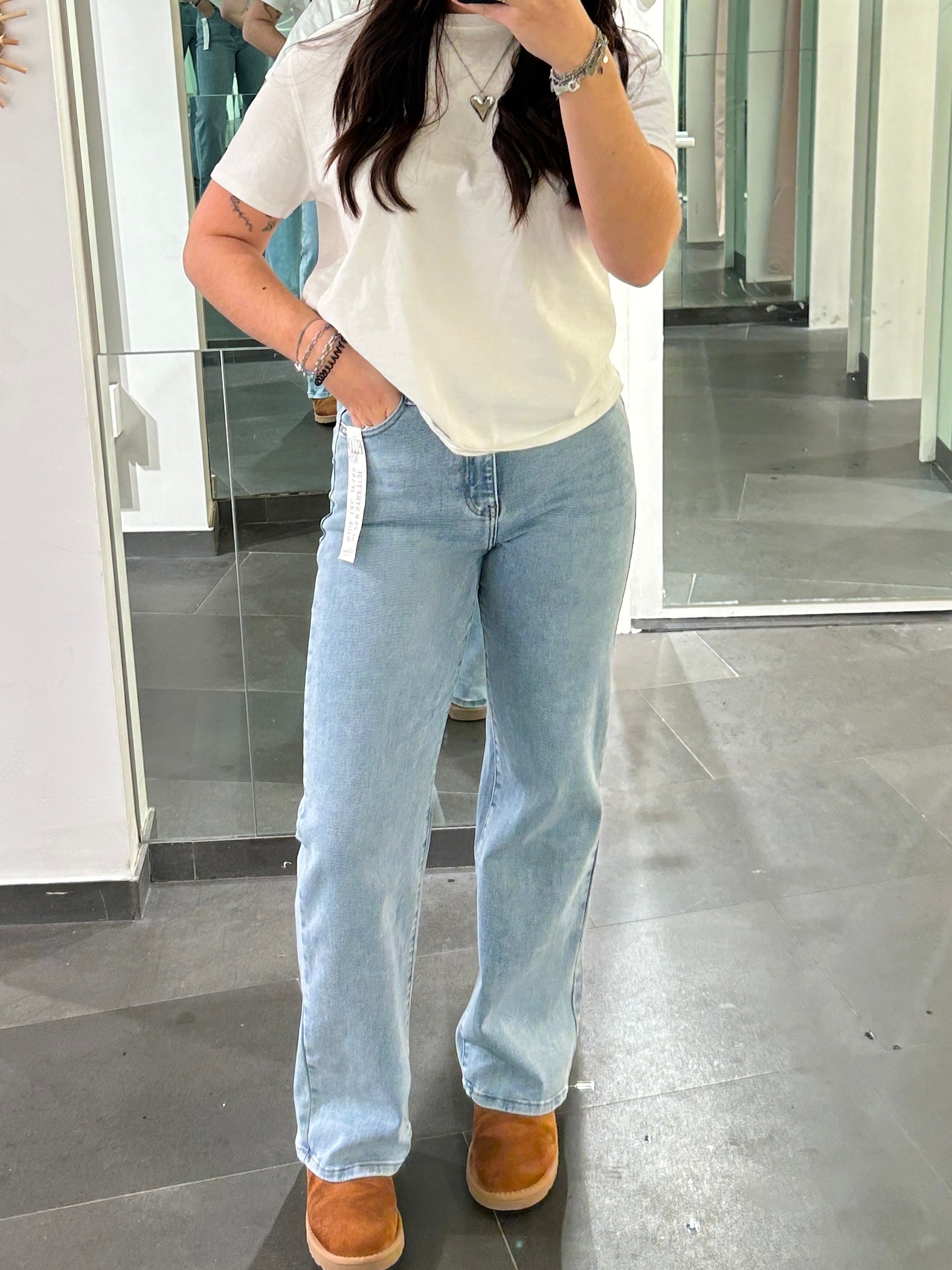 Nura Wide Leg Jeans Blue - My Favourites