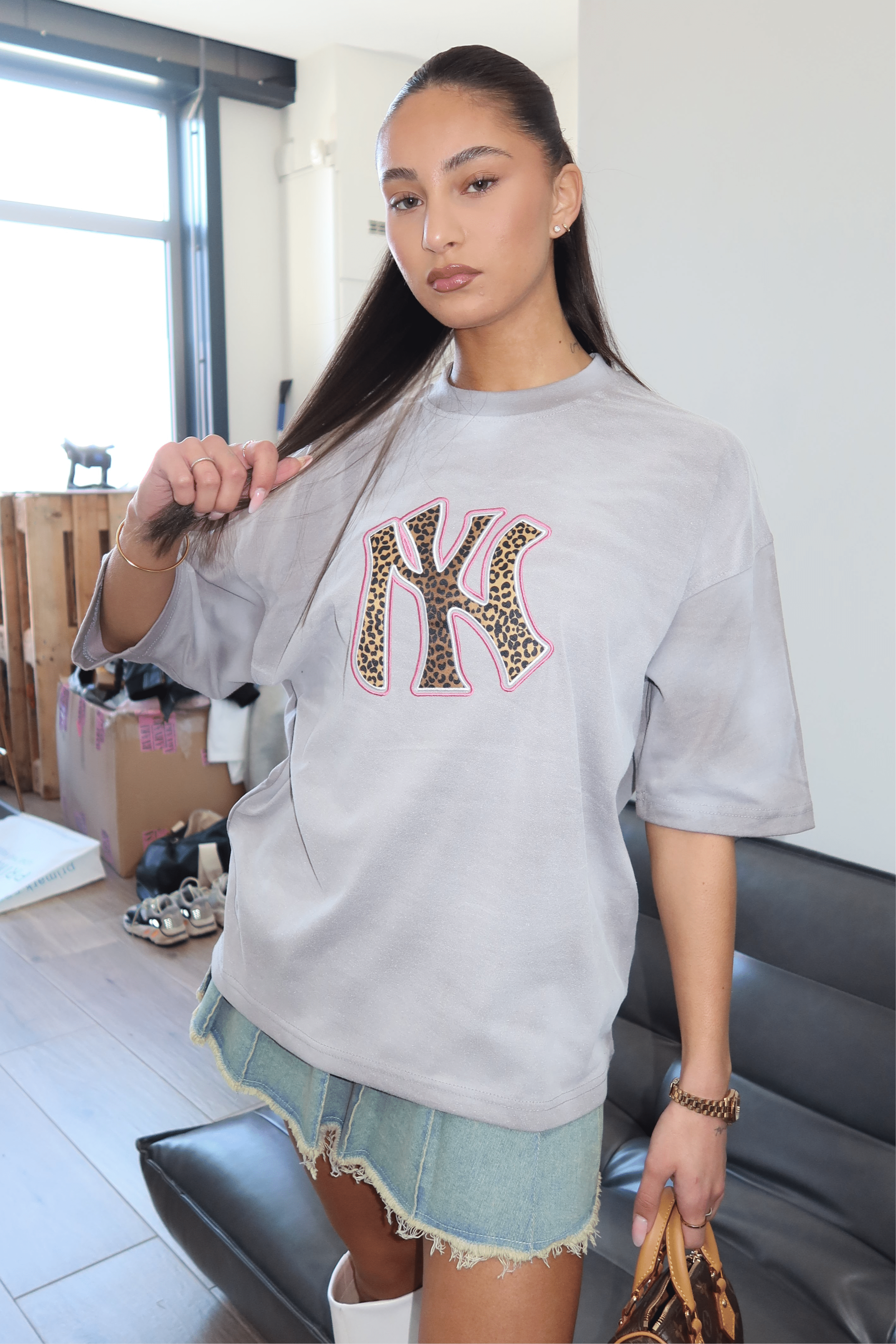 NY Panther Shirt Grey - My Favourites