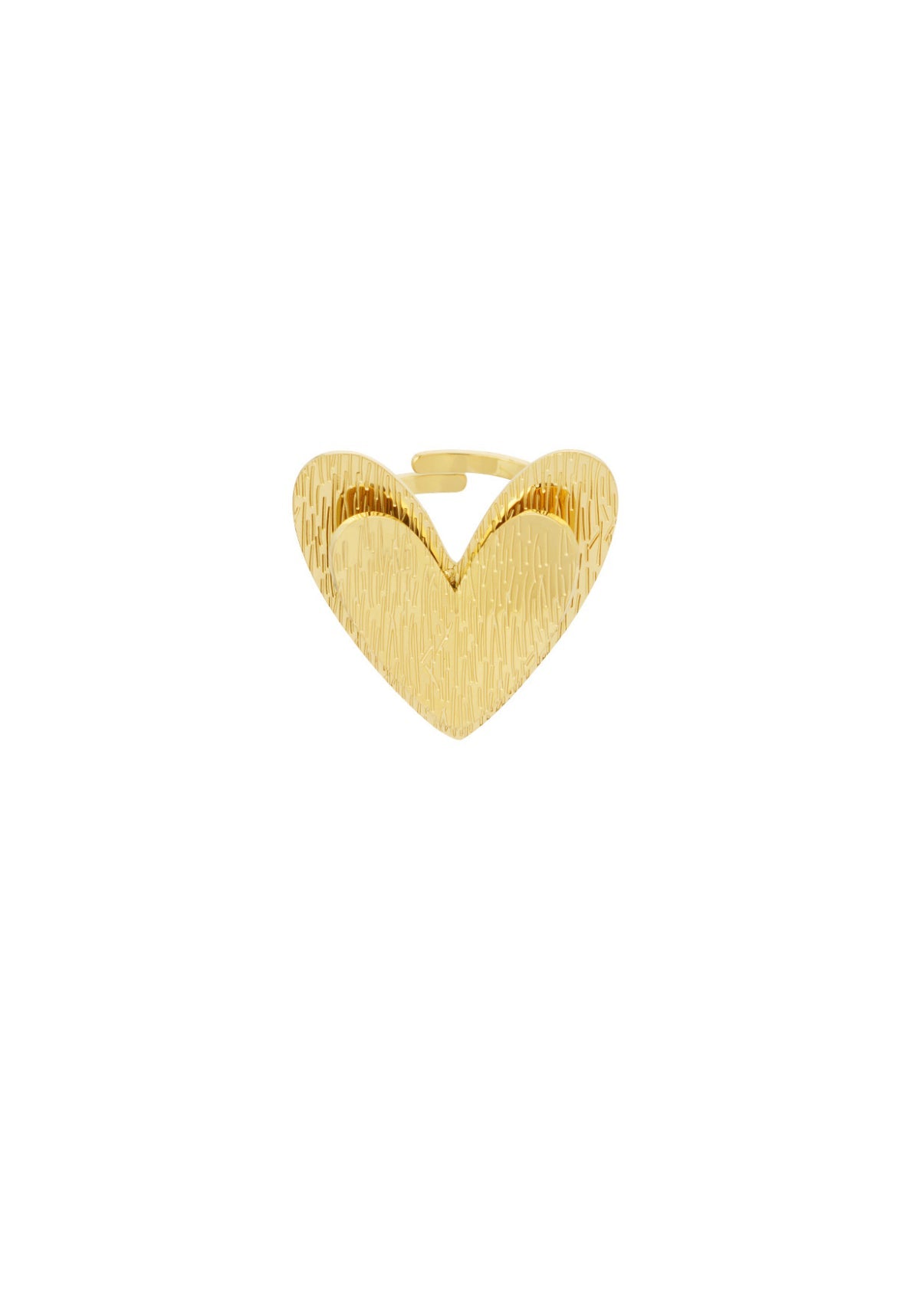 One heart ring -