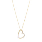 Open Heart Pearl Charm - My Favourites