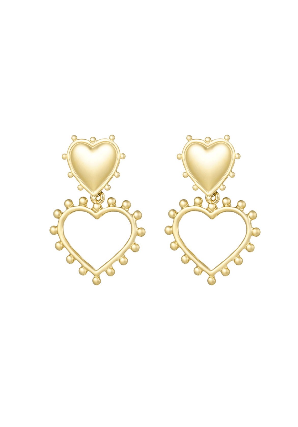 Open Hearts Earrings - 