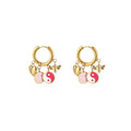 Pink charms Earrings - My Favourites