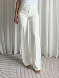 Sanne Pants Tall White - My Favourites