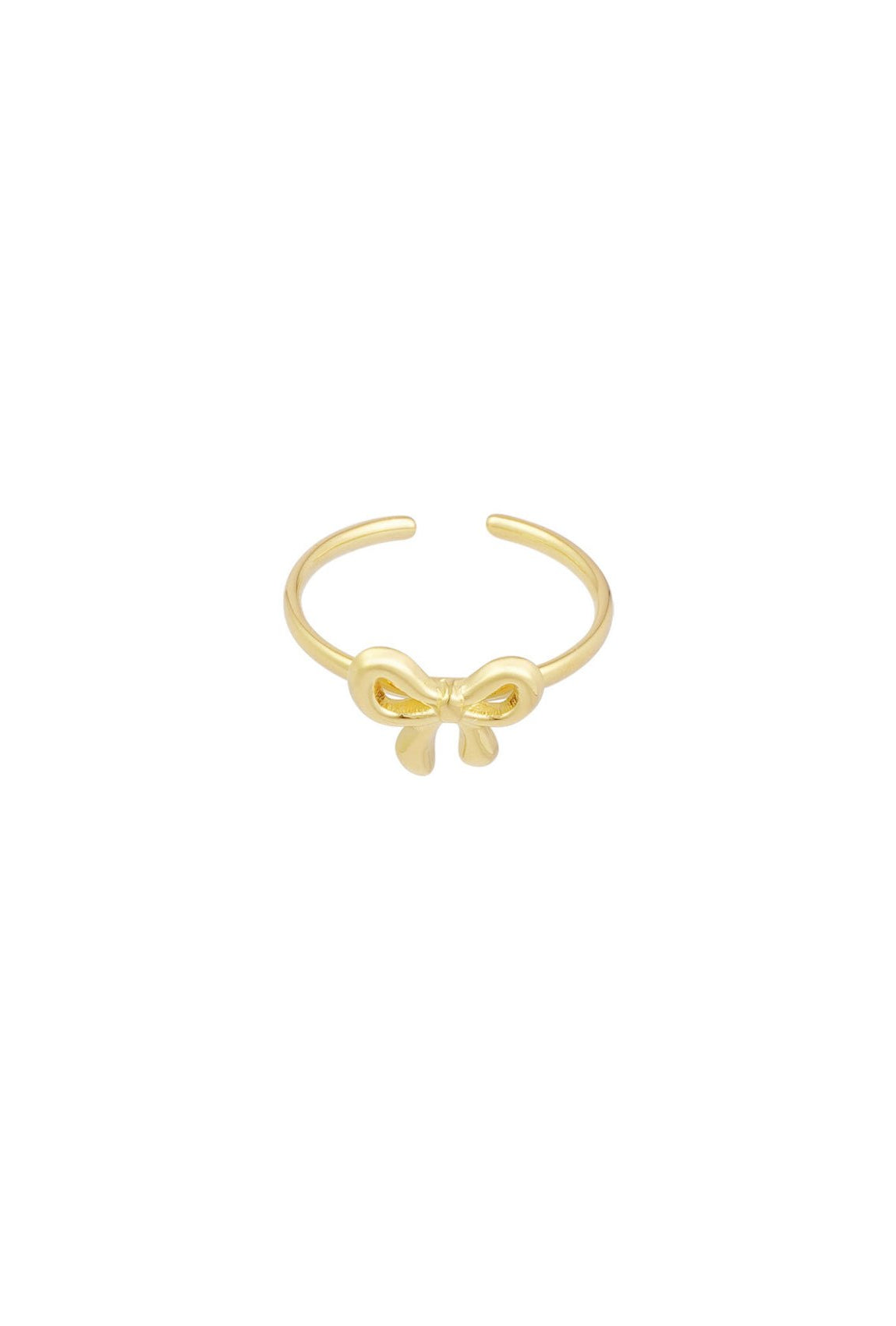 Simple bow ring -