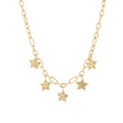 Sparkle Stars Charm Ketting - 