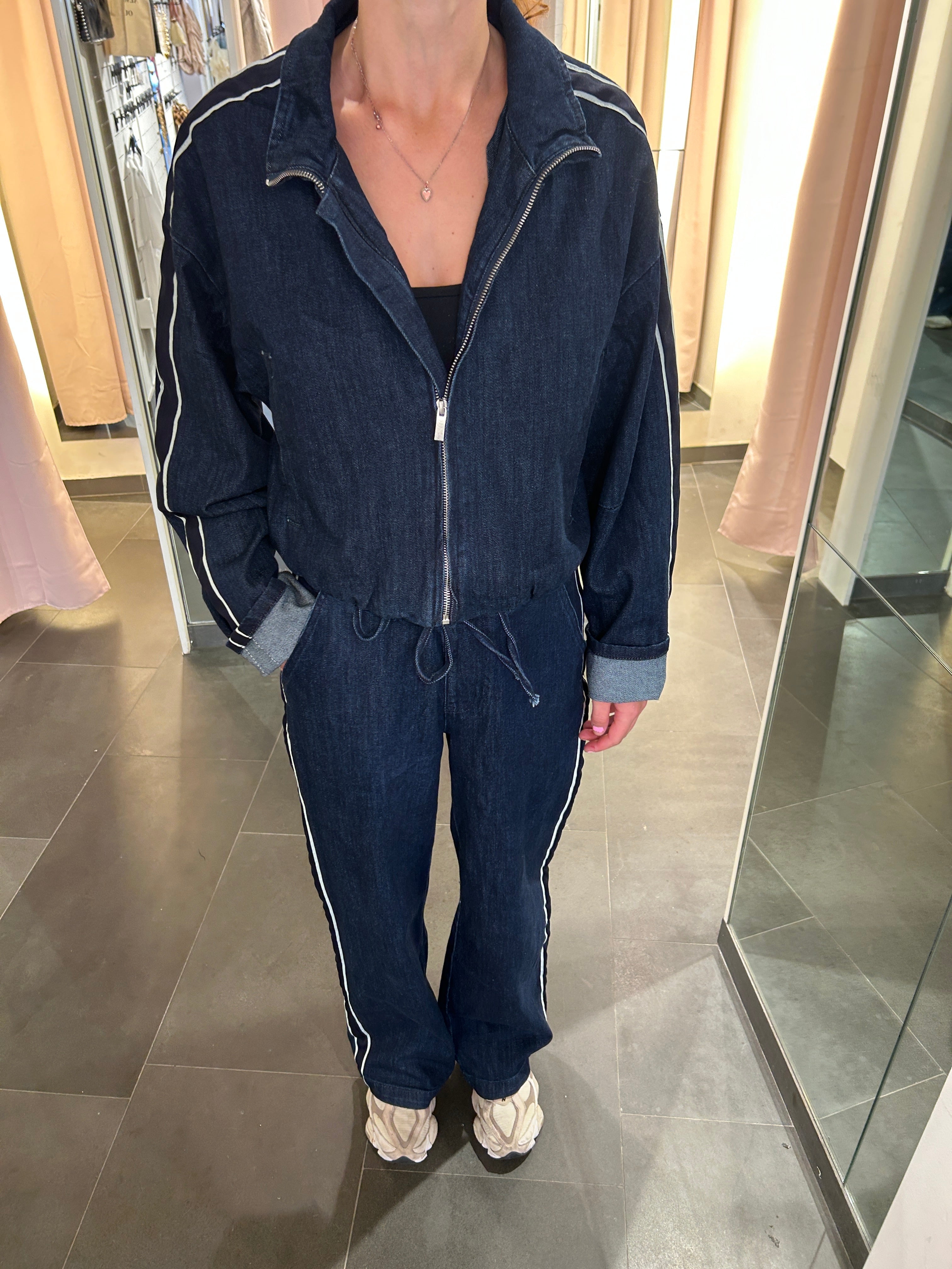 Stripe Denim Jacket - My Favourites