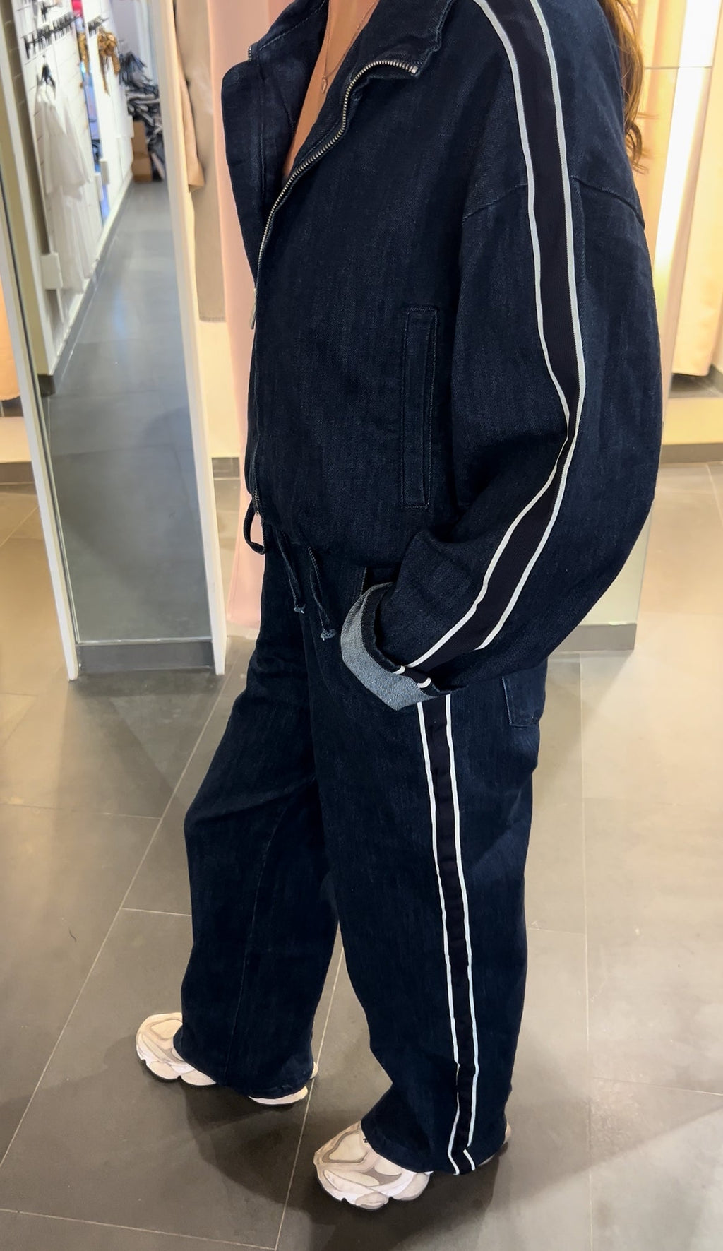 Stripe Denim Pants - My Favourites