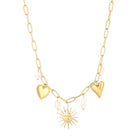 Sunny Heart Charm Necklace - My Favourites