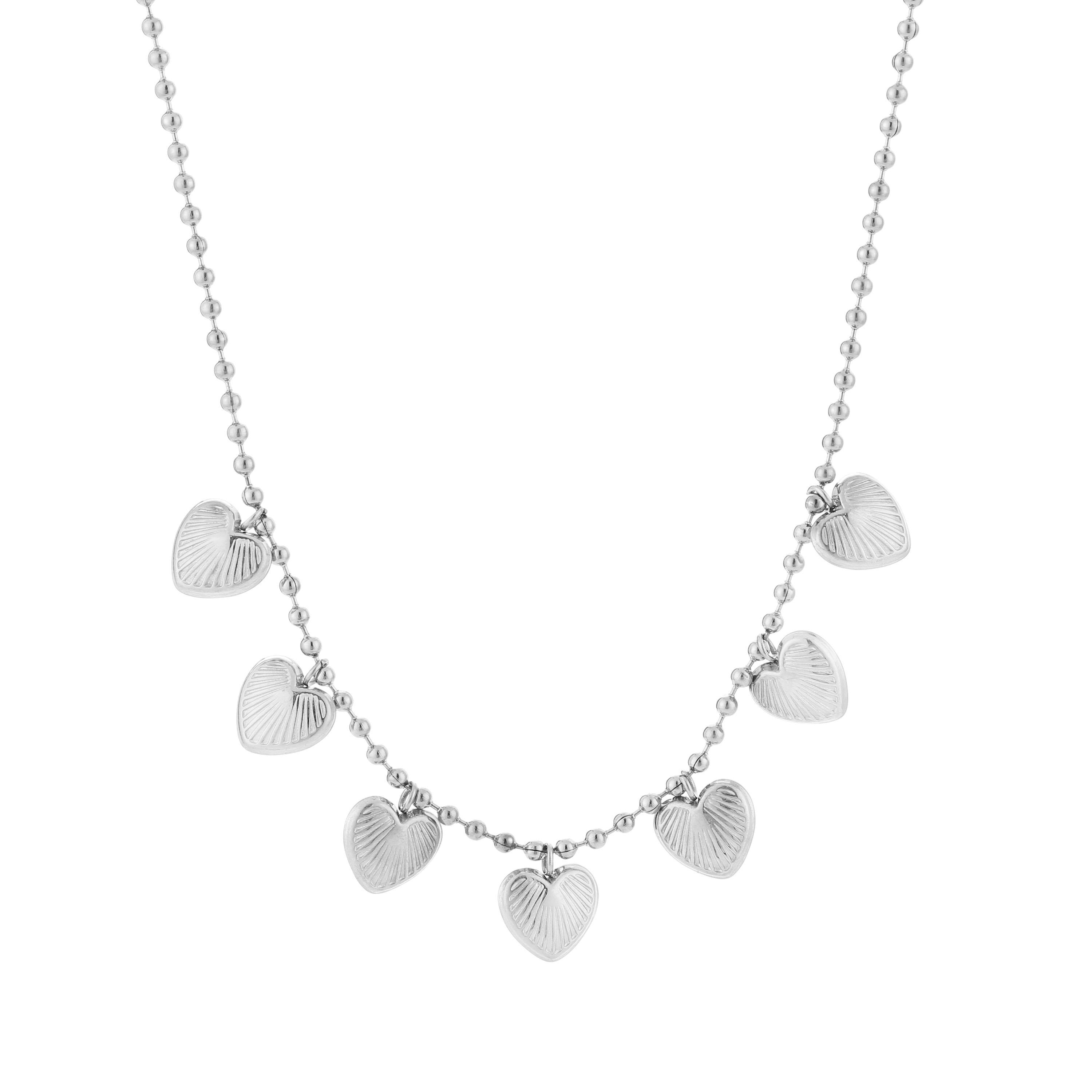 Sylvia Heart Charms Necklace - My Favourites