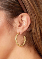 Twisted Relief Earrings - 