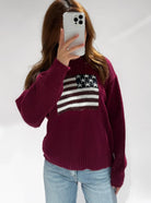 USA Knit Sparkle Burgundy - My Favourites