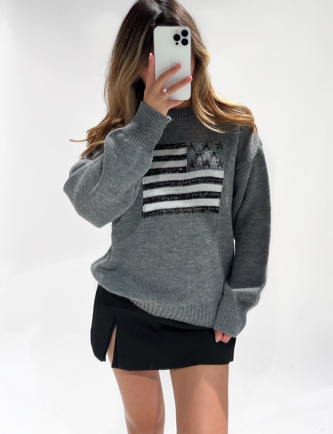 USA Knit Sparkle Grey - My Favourites