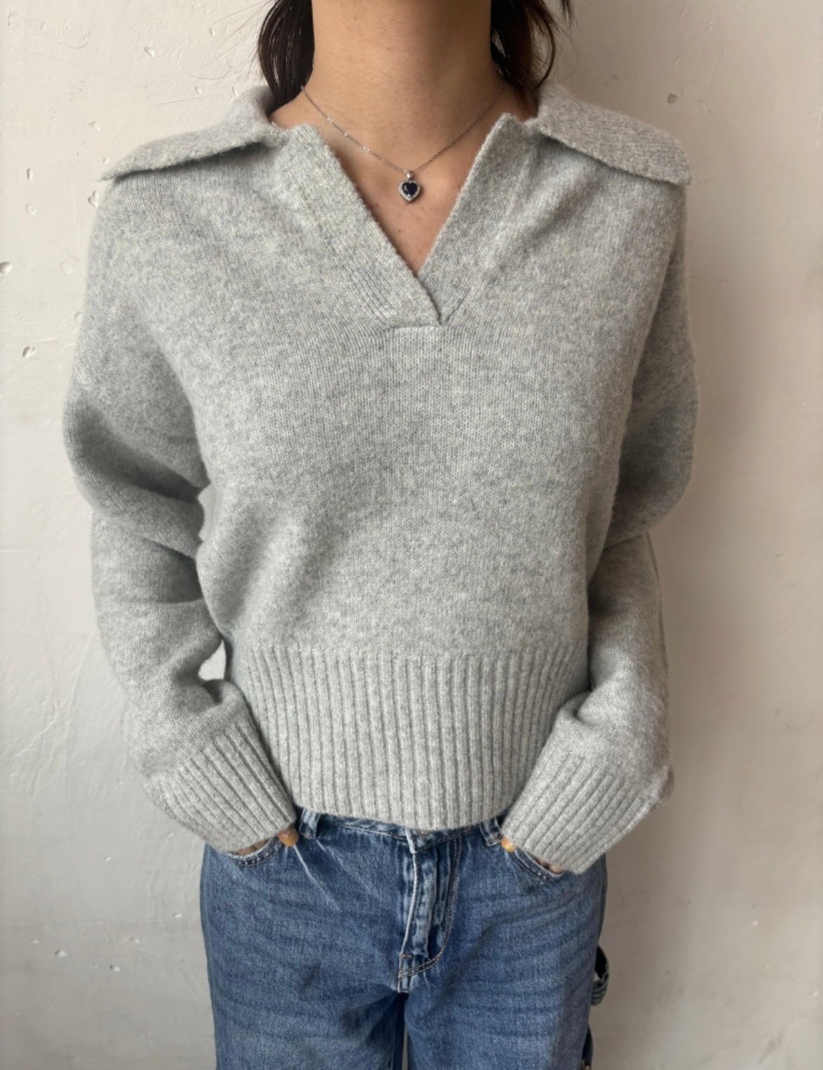 Violet Sweater Grey - 