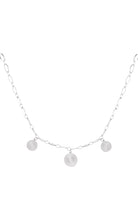 ♥︎3 STAR COIN KETTING ZILVER - My Favourites