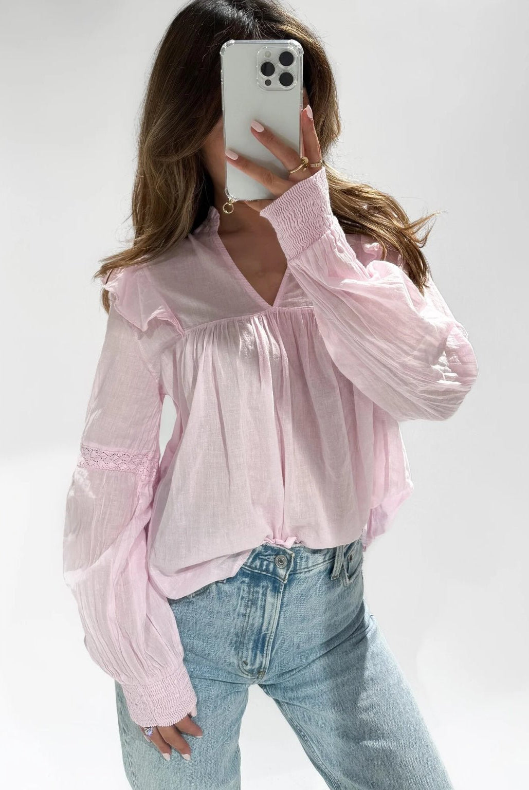 ♥︎ABBY BLOUSE BABY PINK - My Favourites