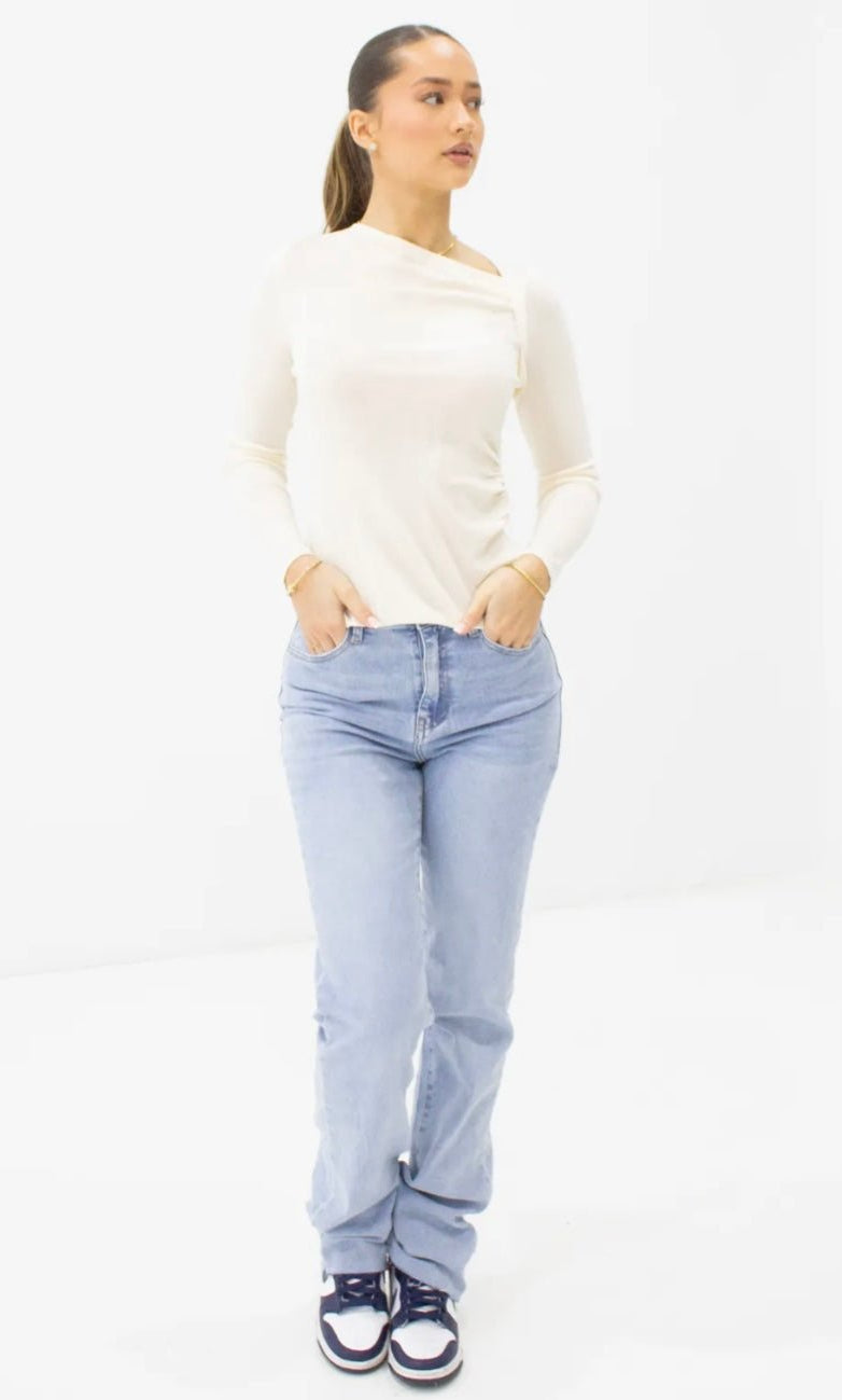 Amy Extra Long Straight Leg Jeans -