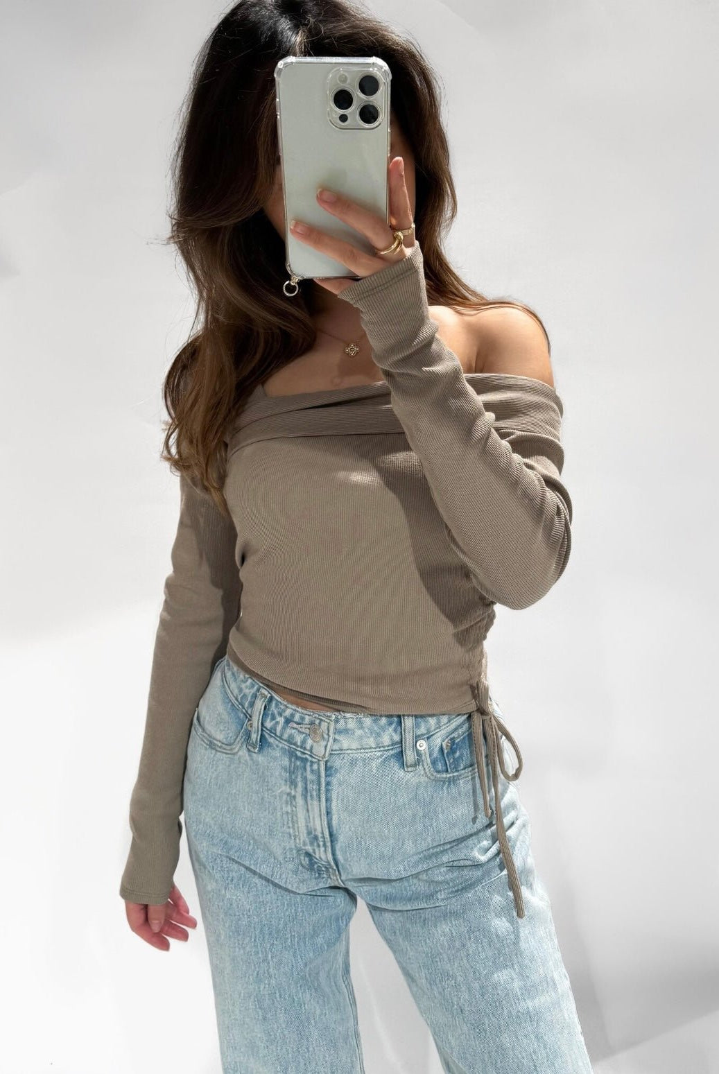 ♥︎ARIANNA TOP TAUPE - My Favourites
