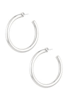 ♥︎BASIC ROUND MEDIUM HOOPS - My Favourites