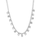 ♥︎BIG HEARTS CHAIN KETTING ZILVER - My Favourites