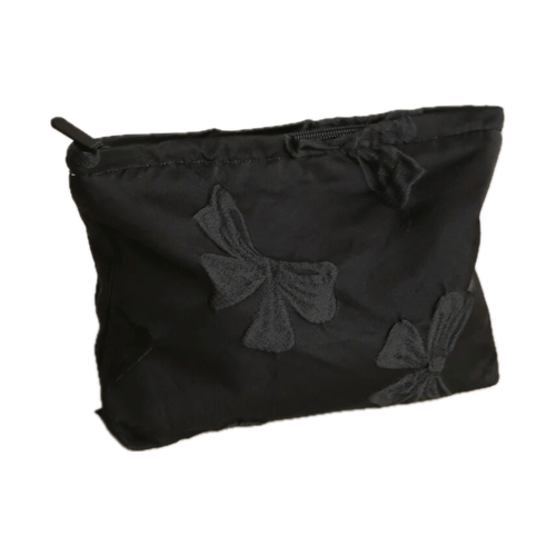 Bow make up bag black - My Favourites