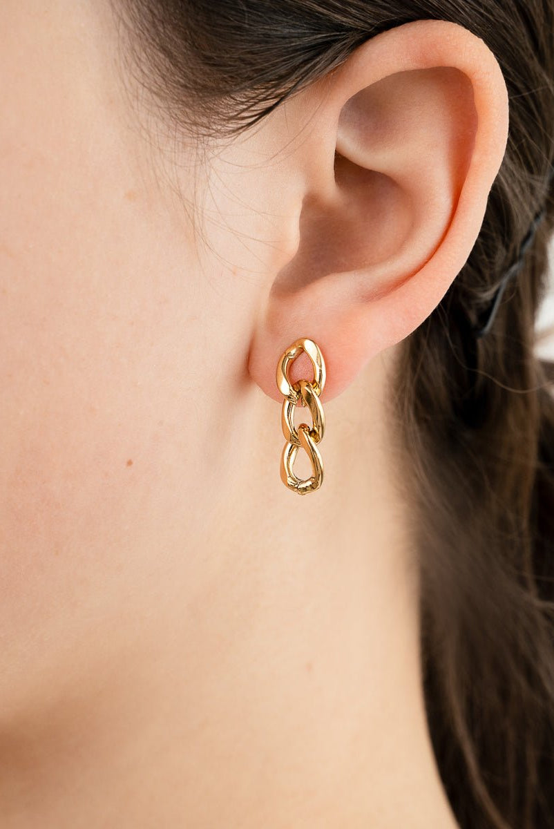 Chain oorbellen -