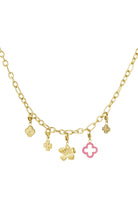 Clover and flower ketting -