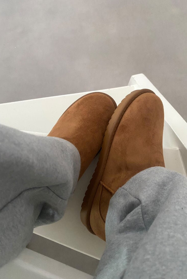 ♥︎COMFY BOOTS LOW CAMEL (PRE ORDER) - My Favourites