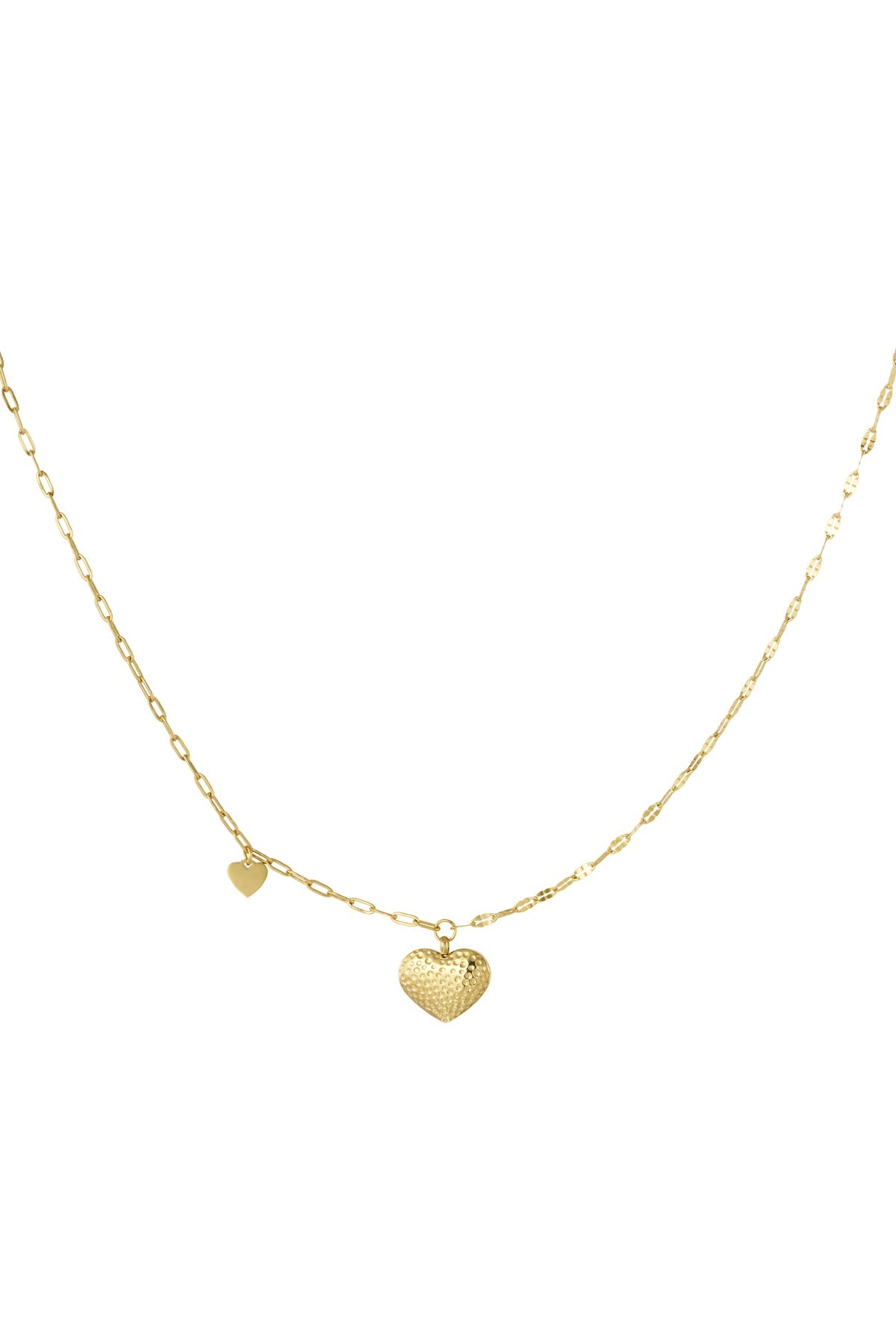 ♥︎DOUBLE HEART CHAIN KETTING - My Favourites